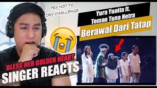 Yura Yunita ft. Teman Tuna Netra - Berawal Dari Tatap (Live YURA MERAKIT Konser Jakarta) | REACTION