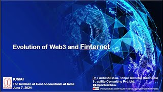 Prof. (Dr.) Paritosh Basu on 'Digital Transformation, Evolution of #WEB3 and #FINTERNET'