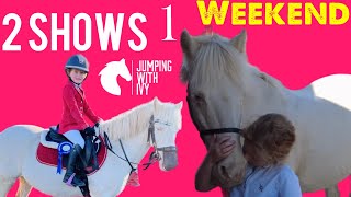 2 Shows One Weekend Vlog - CCR EQUESTRIAN & ALLENSHILL BS CLUB SHOW JUMPING - JUMPING WITH IVY