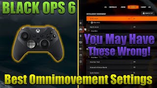 Black Ops 6 Omnimovement Best Controller Settings for Xbox Elite Controller + Other Controllers!