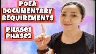 POEA DOCUMENTARY REQUIREMENTS FOR DIRECT HIRE I Phase1 and Phase2