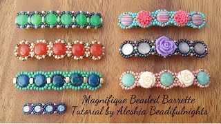 Magnifique Beaded Barrette Tutorial