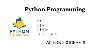 Python Pattern Printing Tutorial in Hindi | Number Triangle Pattern | Python Program