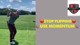 🛑Stop flipping: Use momentum to square the face🎯