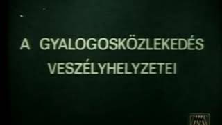 A gyalogosközlekedés veszélyhelyzetei