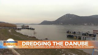 Why has deepening the Danube River become a political and environmental dispute?