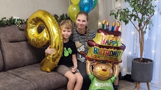 vlog ❄️🥳🍰🎈ДЕНЬ РОЖДЕНИЯ /  Мише 9 лет / НЕОБЫЧНЫЙ КВЕСТ