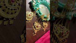 Kaurz Crown - Rutba Traditional Antique Gold Plated Rani Haar - Jewellery Collection 2023