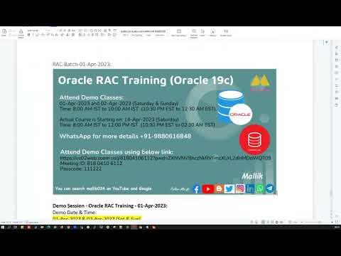 Demo_Session_1 RAC Course RAC Architecture & CRD Files