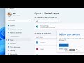 How to Change Default Apps on Windows 11