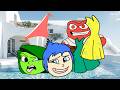 Help Anger get into the swimming pool with Joy | Inside Out 2 #animation