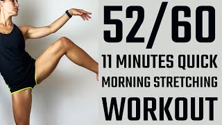 52/60 11 MINUTES ACTIVE MORNING STRETCHING RECOVERY | FITNESS MARATHON | SUMMER IS COMING