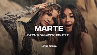 Sofía Reyes, María Becerra - Marte (Lyric Video) | CantoYo