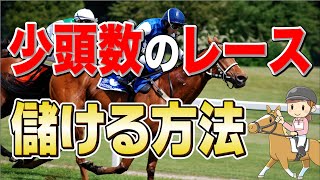 【実は妙味バツグン！】少頭数のレースで儲ける方法（競馬必勝法）