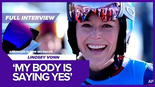 Lindsey Vonn: Comeback at 41, Cortina Olympics & honoring her mother's legacy | Skiing interview