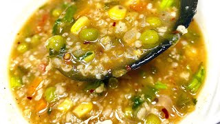 बिना कोर्न्फ्लौर डाले वेजिटेबल सूप बनाये पौष्टिक भी और टेस्टी भी | Healthy Vegetable Soup recipe