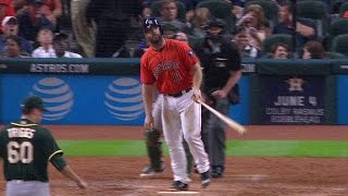 OAK@HOU: Gattis hits a two-run shot to left field