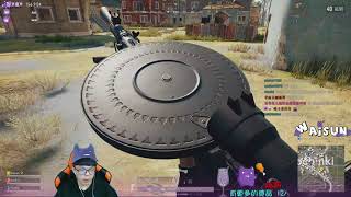 PUBG 絕地求生 - 戰神 衛生 虹彩六號玩家?!超穩的四倍AUG SQUADFPP#1 with. KO,K3