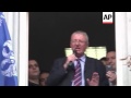 serbian radical party leader seselj speaks on his arrival to belgrade after release from prison