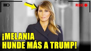 Melania ARROJA a Trump a LA CANDELA en un EXTRAÑO VIDEO