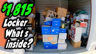 Paid $1,815 for this Collector's Locker... what's inside? I buy abandoned storage units at auction
