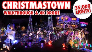 The ULTIMATE 2024 Christmas Display: A Tour of Christmastown [4K]