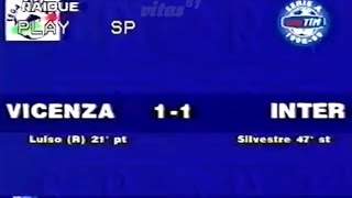 Vicenza-Inter 1:1, 1998/99 - Domenica Sportiva (Luiso-Silvestre)