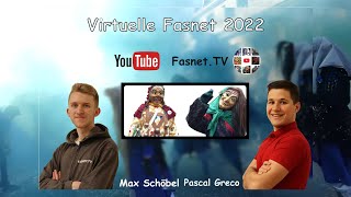 Virtuelle Fasnet 2022 Narrensprung Rechberghausen mit Pascal Greco und Max Schöbel