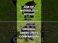 🏛️Age of Mythology Retold vs Original - Greek Units Comparison🏛️