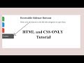 Sidebar Navigation Hover Effect | HTML CSS Hover Tutorial