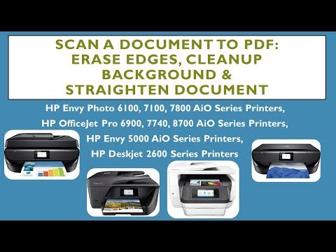 HP Envy Photo 7855: Scan a document to PDF with enhancements HP Envy Photo 7855: Scan a document to PDF with enhancements