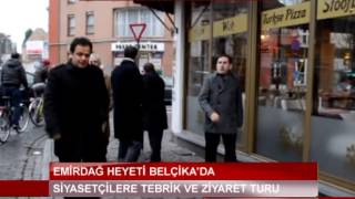 EMİRDAĞ HEYETİNİN  BELÇİKA ZİYARETİ KANAL3 TV ANA HABERDE NEJDET OZKAN