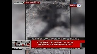 QRT: 3 umano'y miyembro ng BIFF, napatay sa engkuwentro