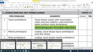 Cara Membuat Rencana Sesi Pembelajaran (Session Plan)