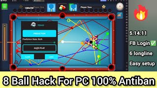 8 Ball Pool Cheto Hack For PC Easy Setup 100% Antiban Working On Latest Version 5.14.11