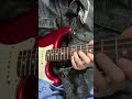 這段適合拿來練推弦 guitarsolo