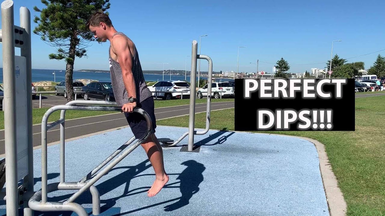 How To Do Dips Proper Form Youtube