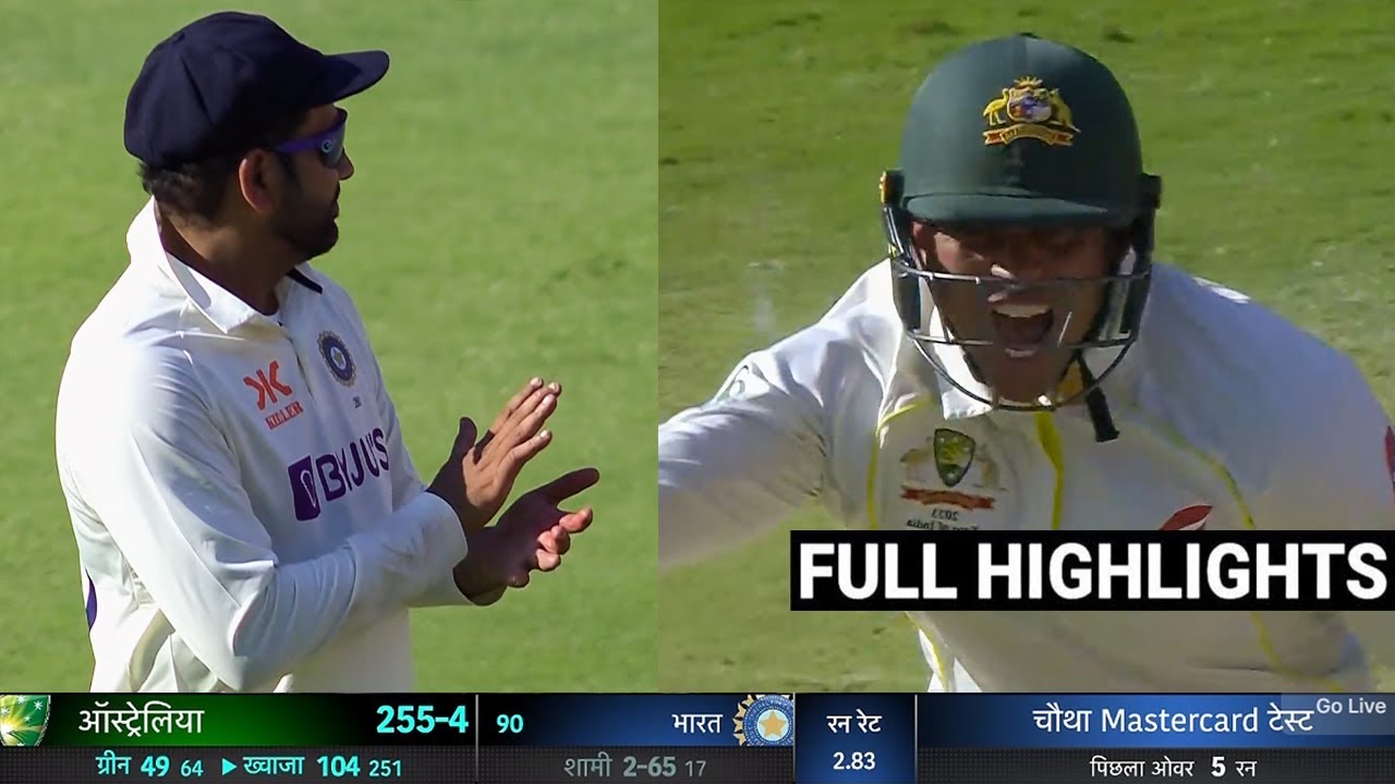 India Vs Australia 4th Test DAY-1 Full Match Highlights, IND Vs AUS 4th ...