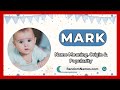 Mark - Baby Boy Name Meaning, Origin & Popularity - RandomNames.com