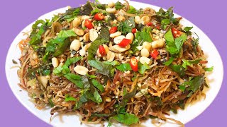 Làm món nộm hoa chuối tại nhà ngon hấp dẫn||góc bếp nhỏ pt