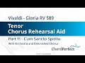 Vivaldi's Gloria Part 11 - Cum Sancto Spiritu - Tenor Chorus Rehearsal Aid