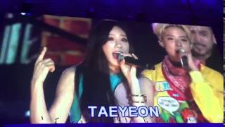 [Fancam] 150321 Amber ft. SNSD Taeyeon - Shake That Bass @ SMTown Live In Taiwan