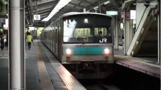 阪和線 205系 天王寺駅発車 2011.6.11