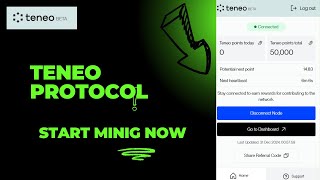 Another big depin project you should mine Teneo Protocol !