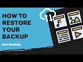 How to Restore Your Backup | Nero BackItUp Tutorial