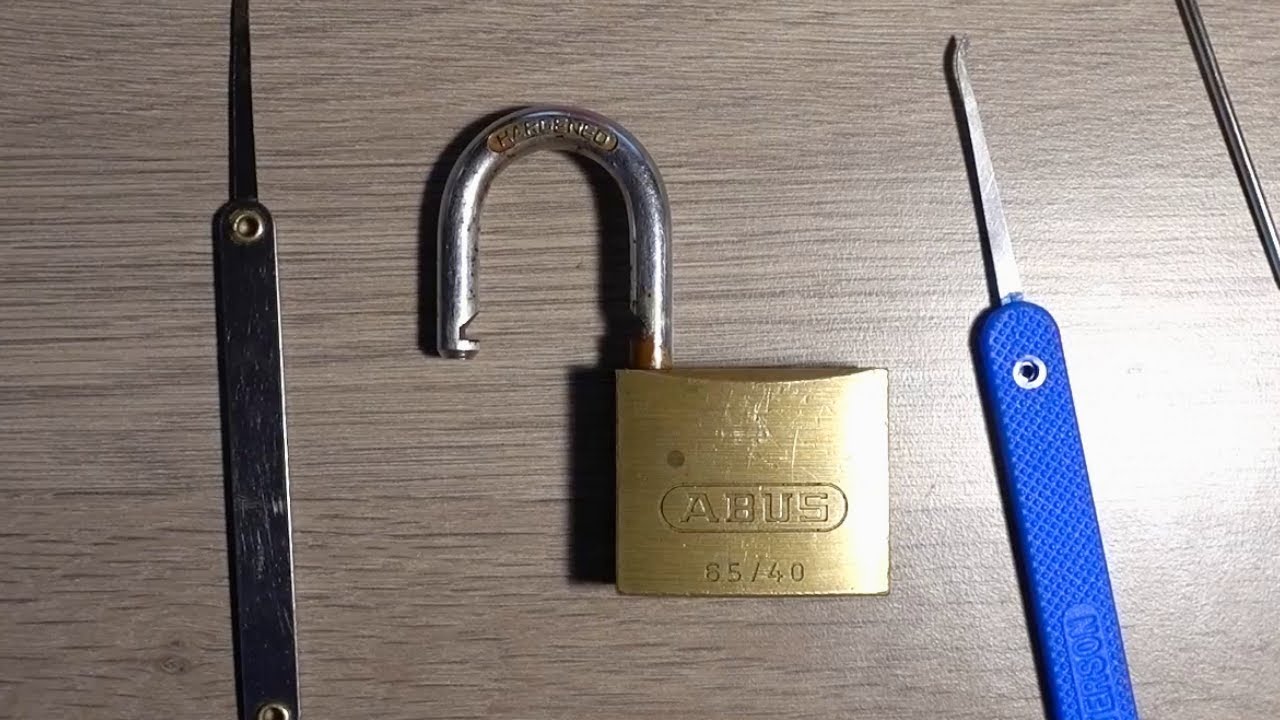 16 Picking The Abus 65 40 Padlock рџ Youtube