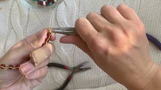 braided bracelet with carnelian