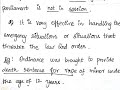 1. critically examine the utility of ordinance making powers in a parliamentary democracy