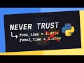 NEVER Trust Optimisations In Python. Here's Why: