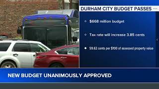 Durham City Council passes new budget with increase in property taxes